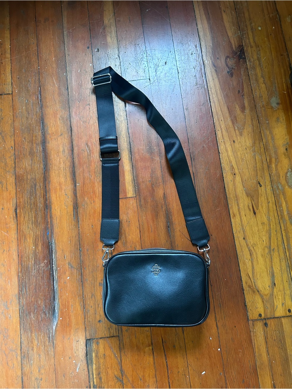 Simply Southern Black Crossbody Bag with Adjustable Strap